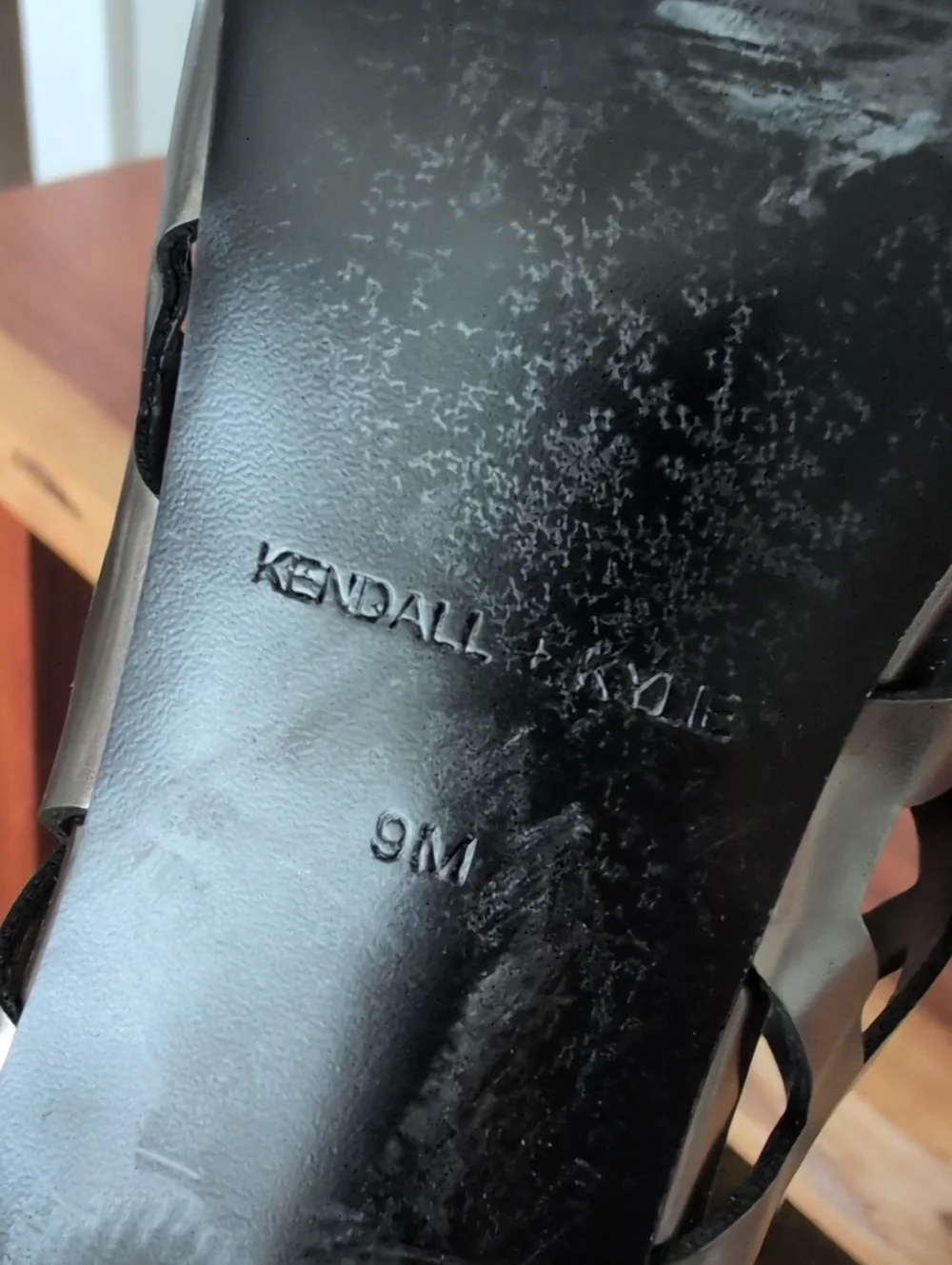 Kendall & Kylie Elana Metallic Silver Geometric Cutout Stiletto Caged Heels